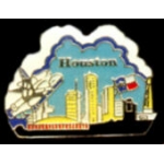 CITY OF HOUSTON, TEXAS TX HAT, LAPEL PIN
